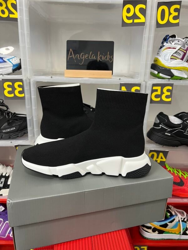 Balenciaga Speed Sneaker Black White Sole