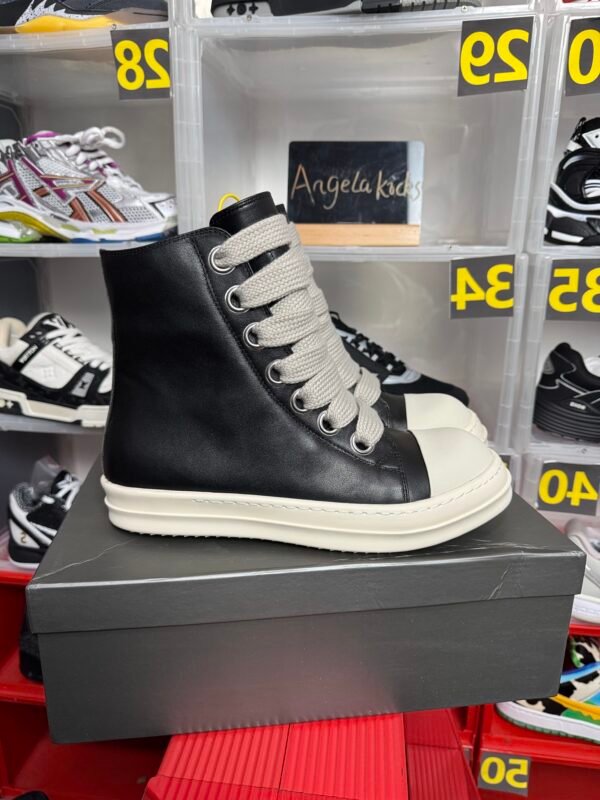 Rick Owens Porterville Jumbolaced High Black