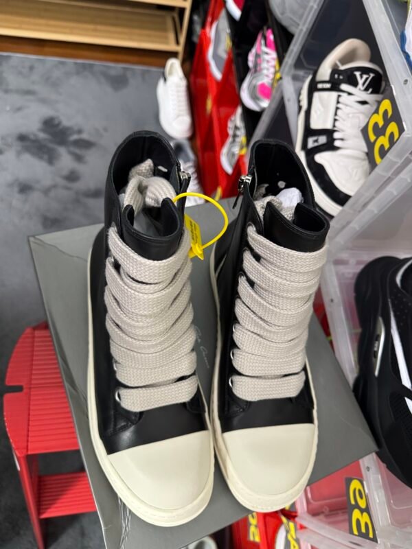 Rick Owens Porterville Jumbolaced High Black