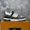 Louis Vuitton Trainer Black White Swarovski