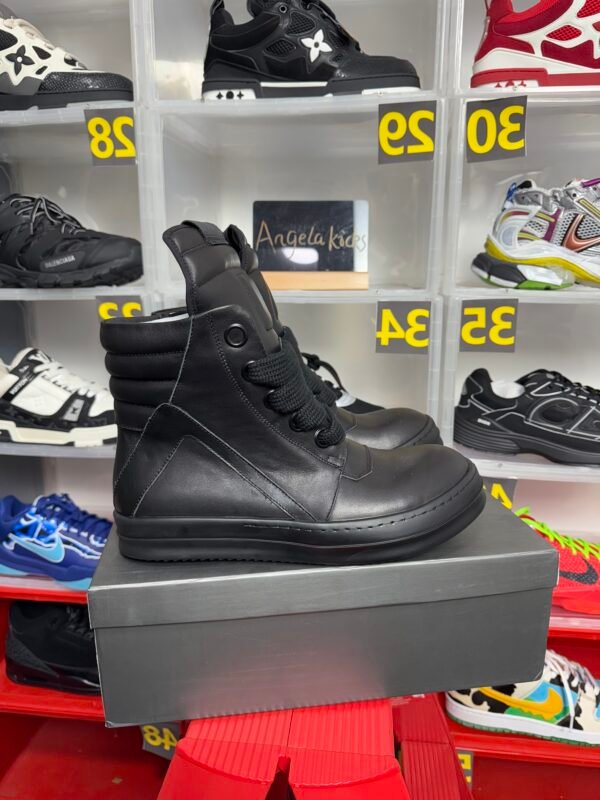 Rick Owens Lido Ramones High Top Black