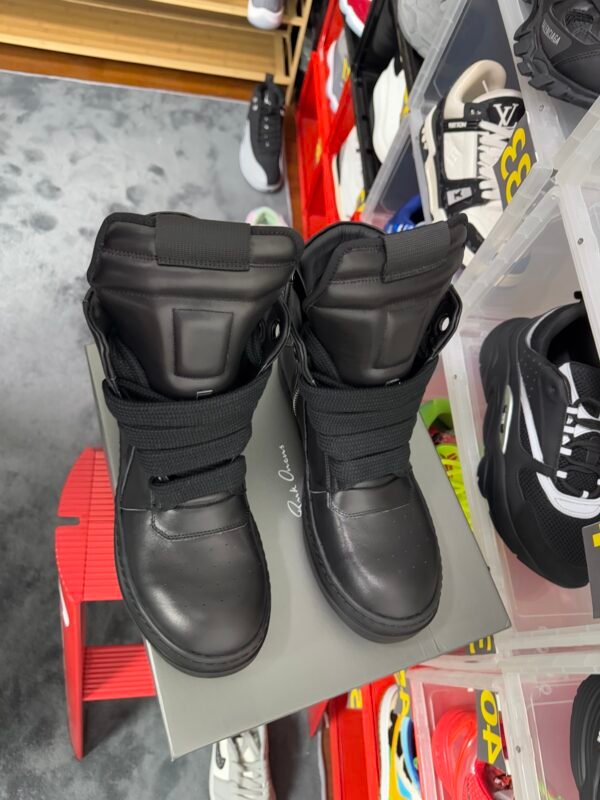 Rick Owens Lido Ramones High Top Black