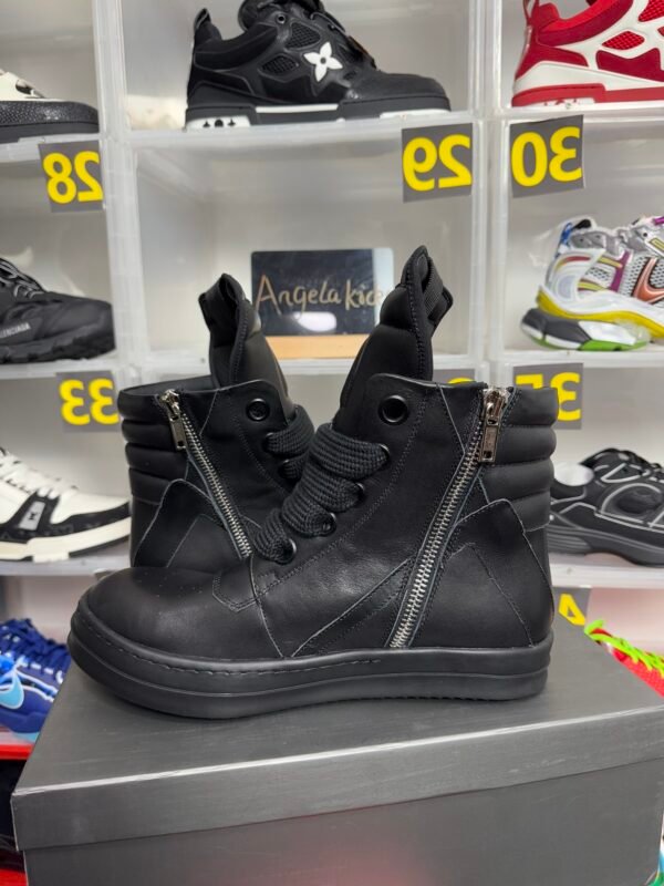 Rick Owens Lido Ramones High Top Black