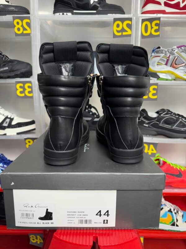 Rick Owens Lido Ramones High Top Black