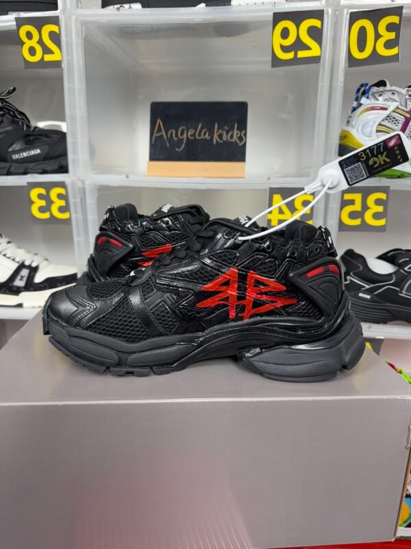 Balenciaga Runner Graffiti Black Red