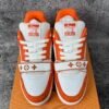 Louis Vuitton Trainer Monogram Denim Orange