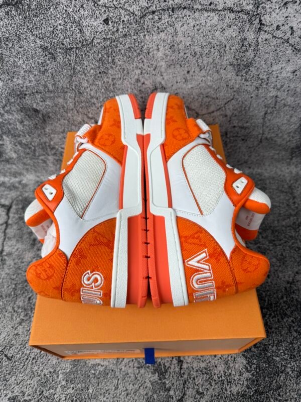 Louis Vuitton Trainer Monogram Denim Orange