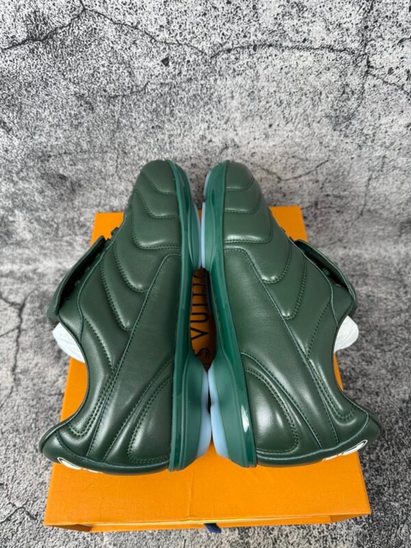 Louis Vuitton Green White Louis Vuitton LV Footprint Soccer Green/White