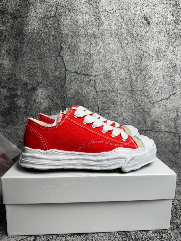 Maison Mihara Yasuhiro Hank OG Sole Canvas Low Red