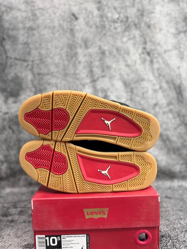 Jordan 4 Retro Levi's Black