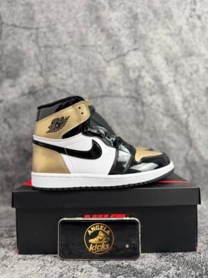 Jordan 1 Retro High NRG Patent Gold Toe