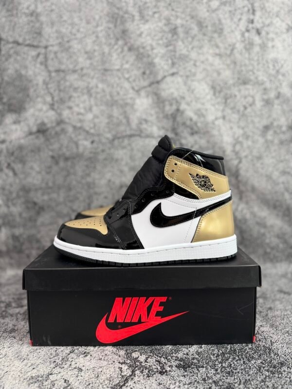 Jordan 1 Retro High NRG Patent Gold Toe