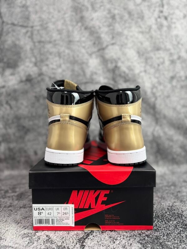 Jordan 1 Retro High NRG Patent Gold Toe