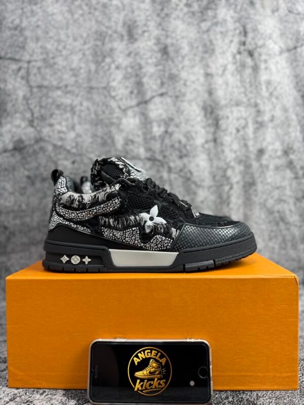 Louis Vuitton Skate Trainer Black Swarovski Monogran