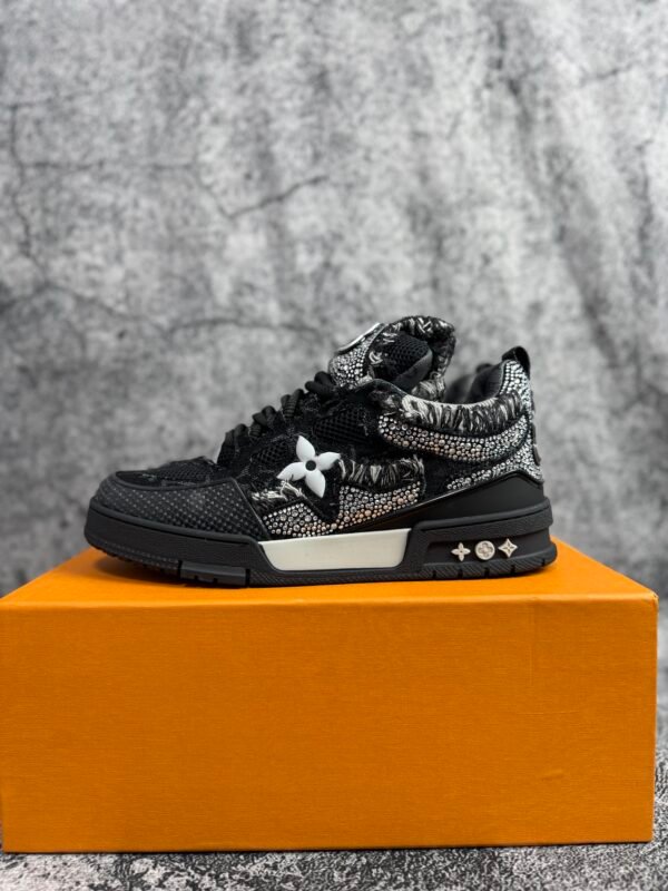 Louis Vuitton Skate Trainer Black Swarovski Monogran