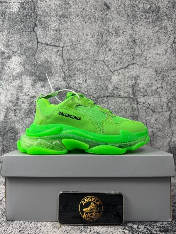 Balenciaga Triple S Neon Green Clear Sole