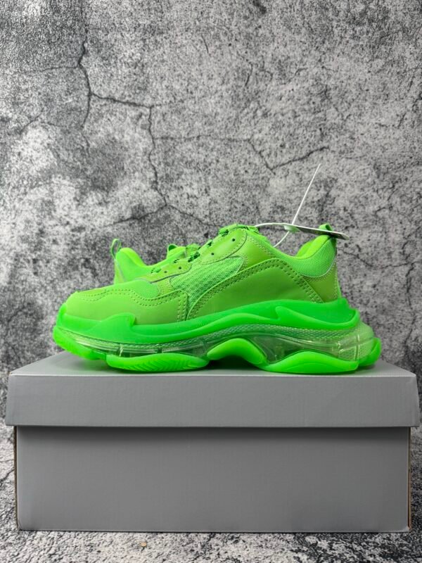 Balenciaga Triple S Neon Green Clear Sole