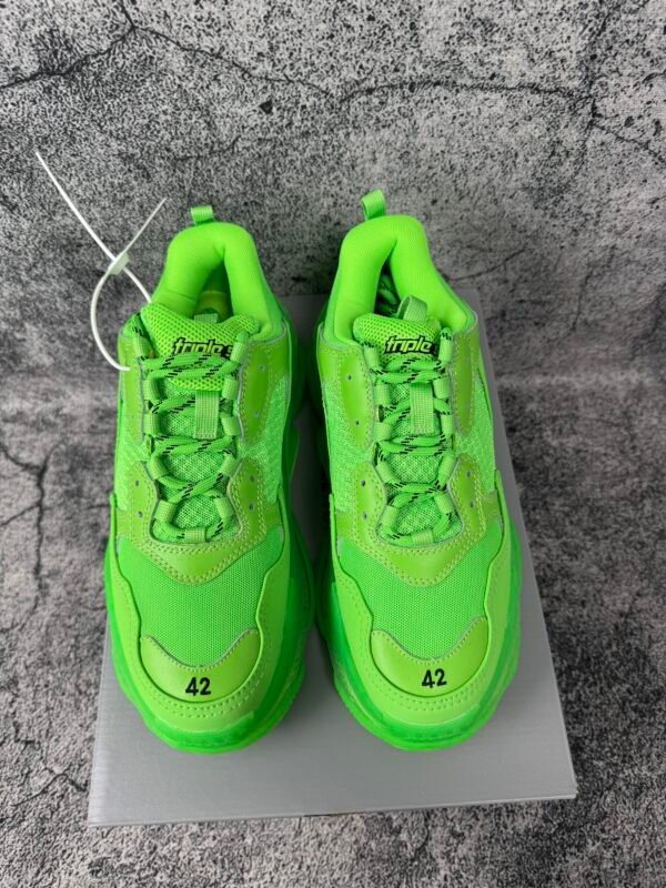 Balenciaga Triple S Neon Green Clear Sole