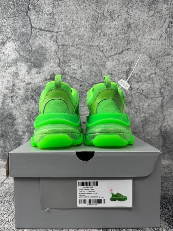 Balenciaga Triple S Neon Green Clear Sole