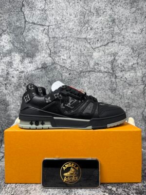 Louis Vuitton LV Trainer x Nigo Black Denim