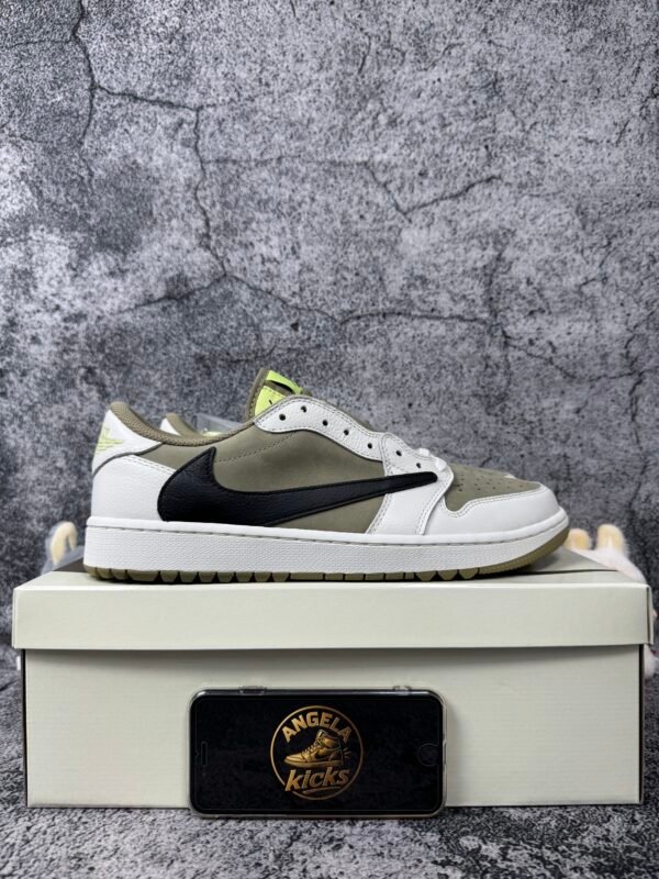 Jordan 1 Retro Low Golf Travis Scott Neutral Olive
