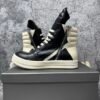 Rick Owens Geobasket High Black Milk