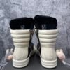 Rick Owens Geobasket High Black Milk