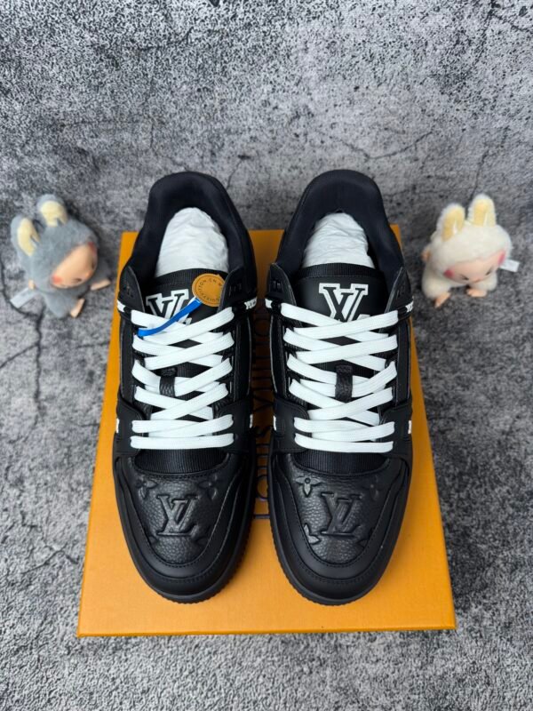 Louis Vuitton Trainer Black Embossed Monogram