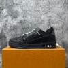 Louis Vuitton Trainer Black Embossed Monogram