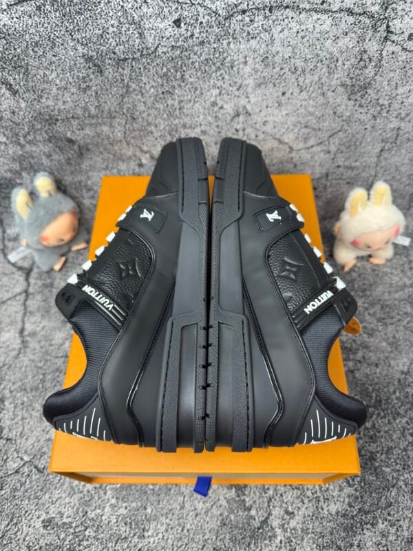 Louis Vuitton Trainer Black Embossed Monogram