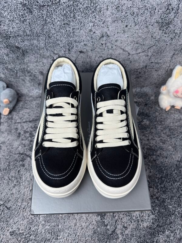 Rick Owens DRKSHDW EDFU Vintage Sneakers Taupe Grey