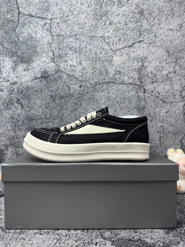 Rick Owens DRKSHDW EDFU Vintage Sneakers Taupe Grey