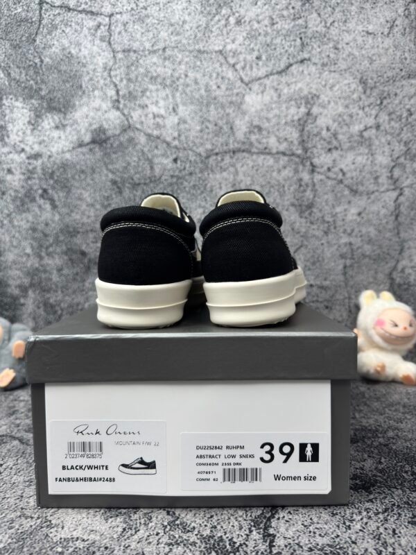 Rick Owens DRKSHDW EDFU Vintage Sneakers Taupe Grey