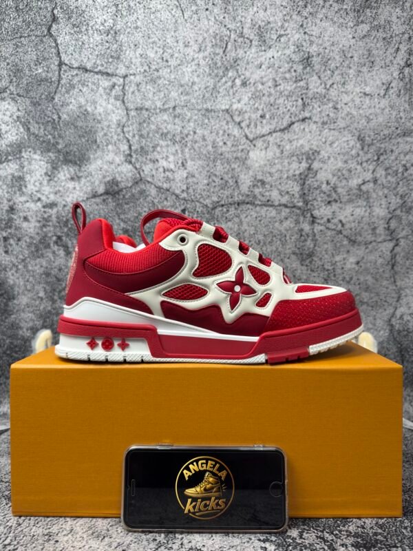 Louis Vuitton LV Skate Sneaker Red White