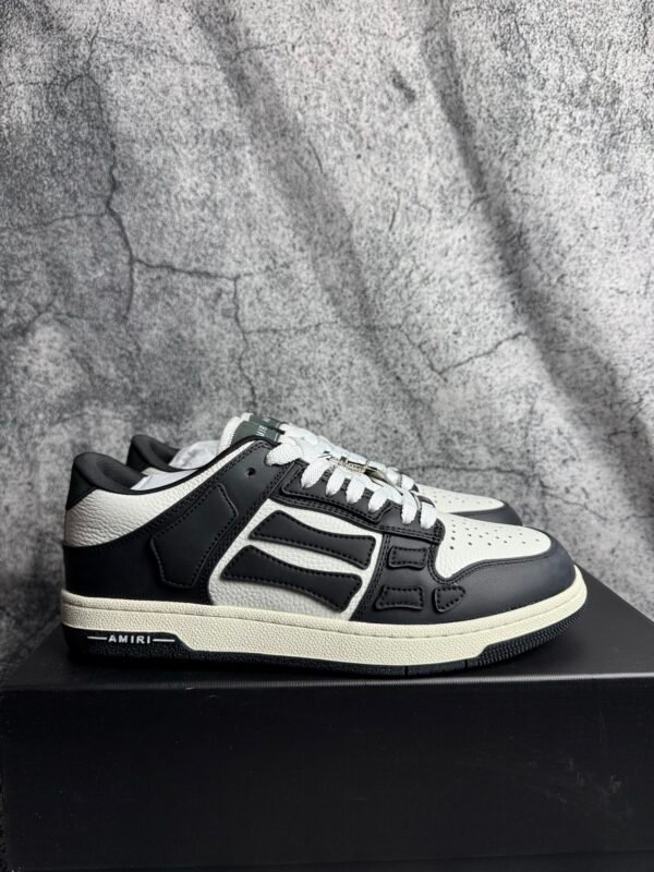 AMIRI Skel Top Low Black Off White