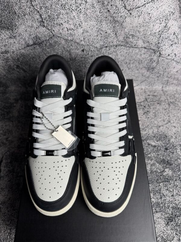 AMIRI Skel Top Low Black Off White