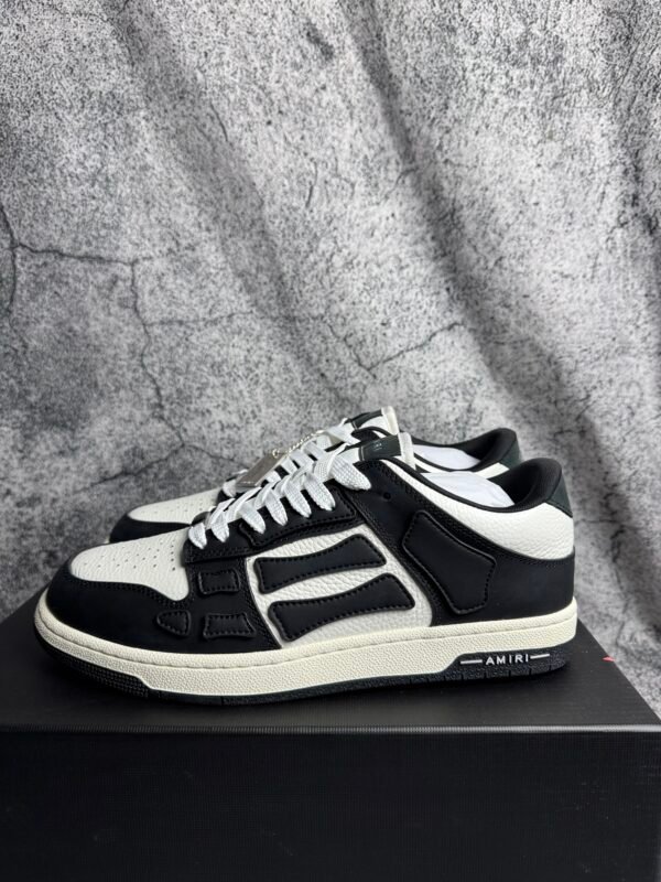 AMIRI Skel Top Low Black Off White