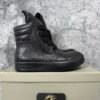Rick Owens Lido Ramones High Top Black
