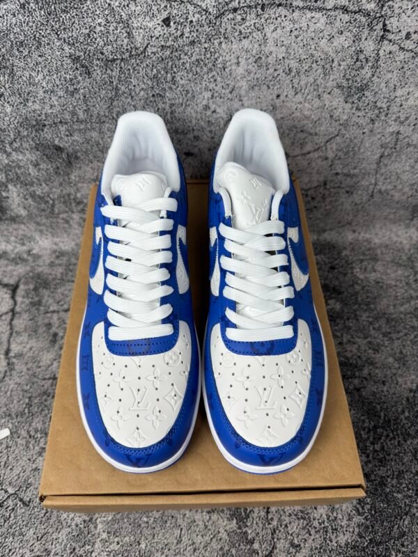 Louis Vuitton Nike Air Force 1 Low By Virgil Abloh White Royal