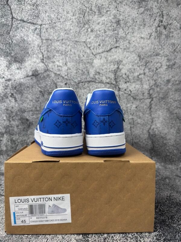 Louis Vuitton Nike Air Force 1 Low By Virgil Abloh White Royal
