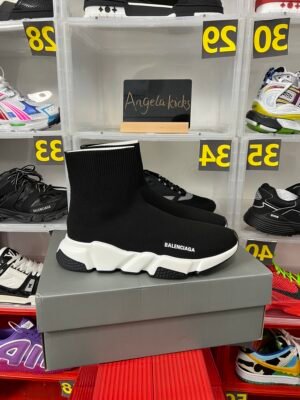 Balenciaga Speed Sneaker Black White Sole