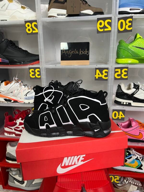 Nike Air More Uptempo 96 Black White
