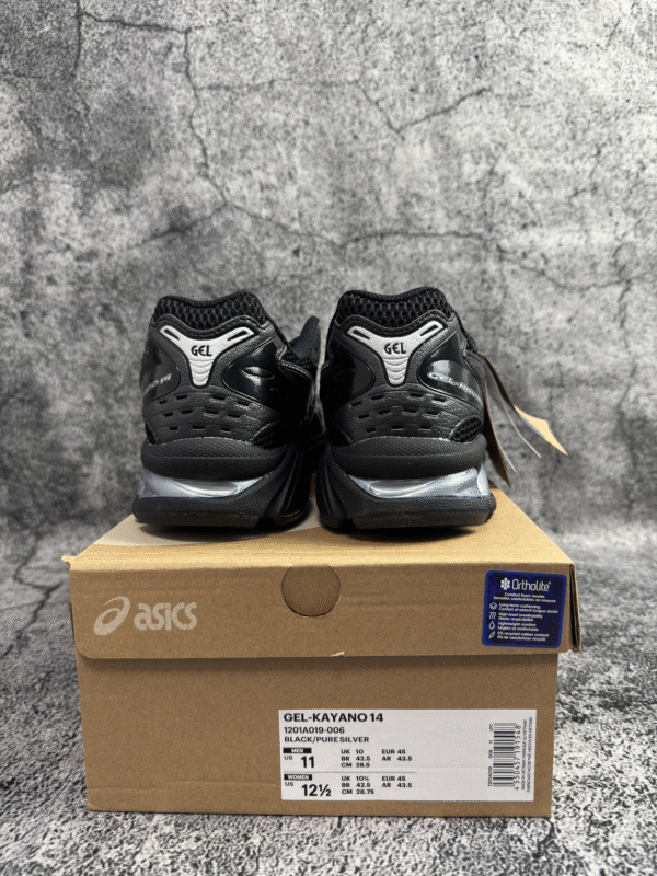 ASICS Gel-Kayano 14 Black Pure Silver