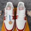 Louis Vuitton Trainer #54 Signature Red White