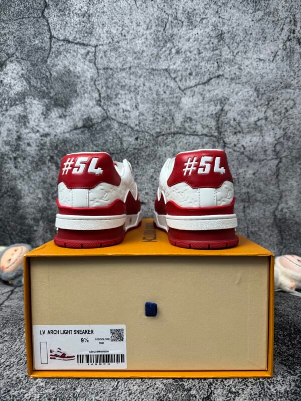 Louis Vuitton Trainer #54 Signature Red White