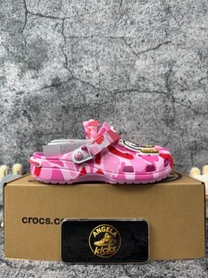 Crocs Classic Clog A Bathing Ape ABC Camo Pink