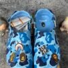 Crocs Classic Clog A Bathing Ape ABC Camo Blue