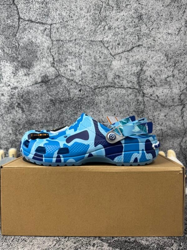 Crocs Classic Clog A Bathing Ape ABC Camo Blue