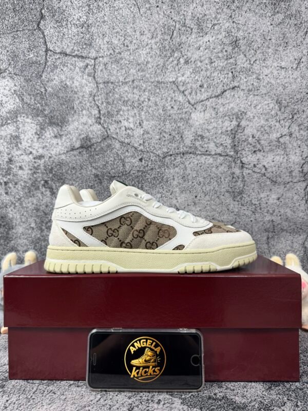 Gucci Re-Web Sneaker GG Canvas White Beige