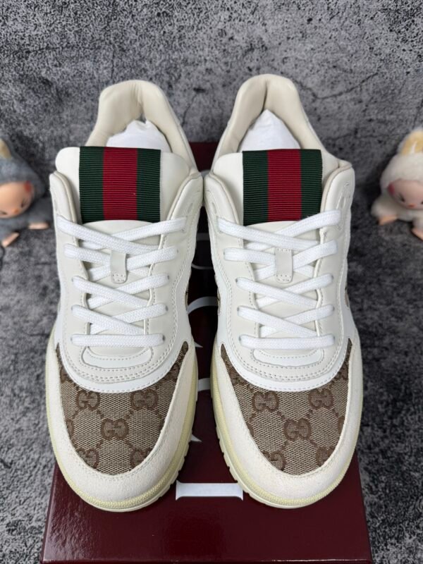 Gucci Re-Web Sneaker GG Canvas White Beige